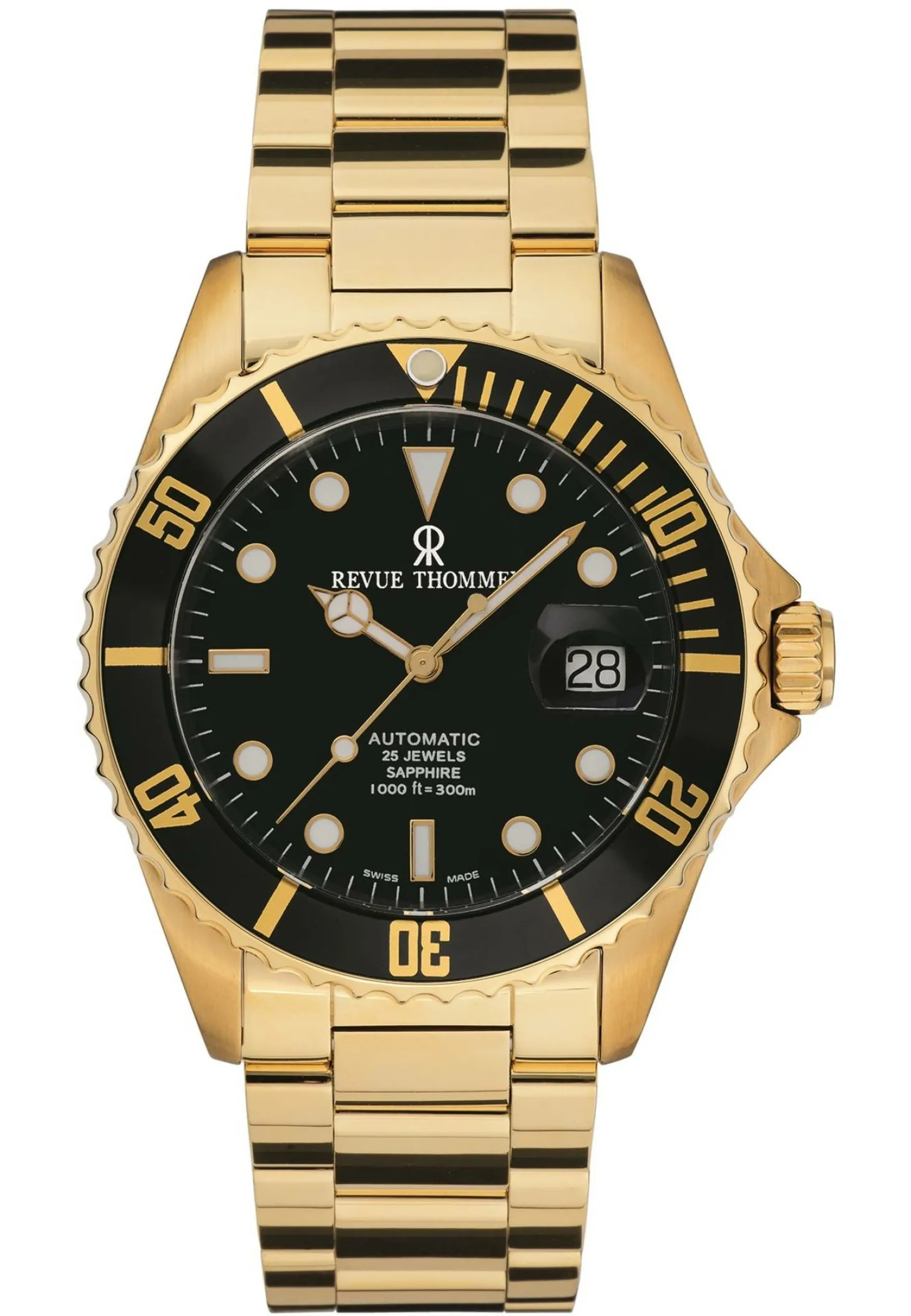 Revue Thommen Herren Armbanduhr Automatic 42 mm Armband Edelstahl 17571.2117