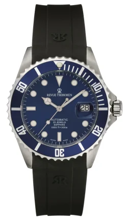 Revue Thommen Herren Armbanduhr Automatic 42 mm Armband Silikon 17571.2828