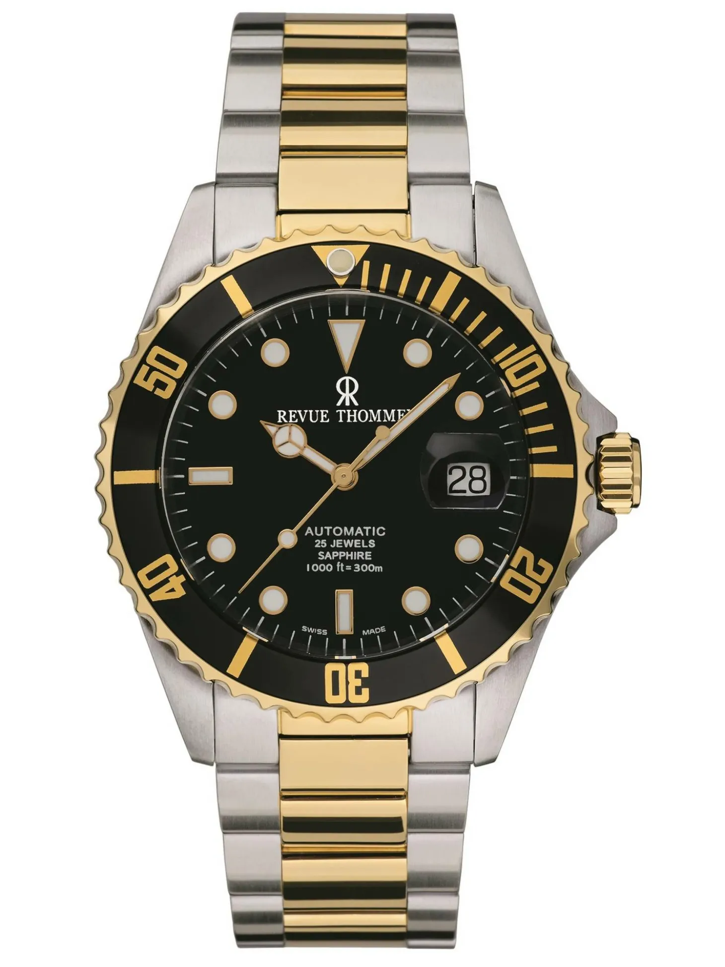 Revue Thommen Herren Armbanduhr Automatik Taucheruhr XL Diver Analog Automatik Edelstahl 17571.2147