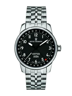 Revue Thommen Herren Armbanduhr Airspeed Xlarge 40.5 mm Date Pointer Armband Edelstahl 16050.2137