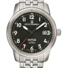 Revue Thommen Herren Armbanduhr Automatic Airspeed Xlarge 40 mm Date Window Armband Edelstahl 16052.2137