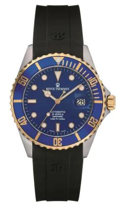 Revue Thommen Herren Armbanduhr Automatic 42 mm Armband Silikon 17571.2845