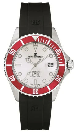 Revue Thommen Herren Armbanduhr Automatic 42 mm Armband Silikon 17571.2826