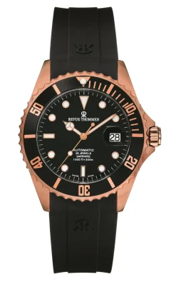 Revue Thommen Herren Armbanduhr Automatic 42 mm Armband Silikon 17571.2867