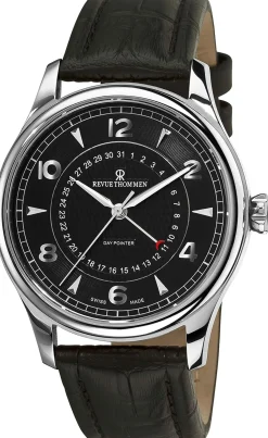 Revue Thommen Herren Armbanduhr Automatik DATE POINTER 10012.2537