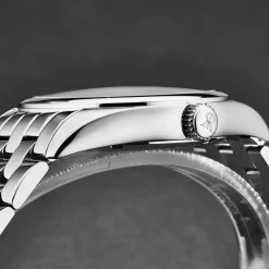 Revue Thommen Herren Armbanduhr 'Heritage' Automatikuhr Zifferblatt braun Edelstahlarmband, 21010-2139