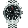 Revue Thommen Herren Armbanduhr Automatic Airspeed Xlarge 40 mm Day & date Window Armband Edelstahl 16051.6137