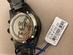 Revue Thommen Herren Armbanduhr Automatic Aviator 42 mm Chronograph, Tachymeter Armband Edelstahl 17000.6177