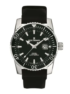 Revue Thommen Herren Armbanduhr Taucheruhr Automatik Werk Kautschukband 17030.2537
