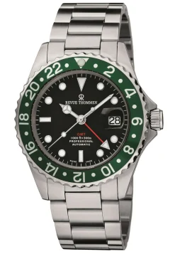 Revue Thommen Uhr Armbanduhr Taucheruhr Automatik Selitta Uhrwerk GMT 30 ATM