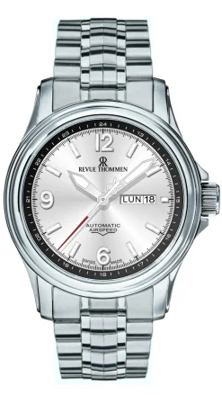 Revue Thommen Uhr Unisex Automatik 16040.2432 Silber XLarge High Tech