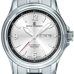 Revue Thommen Uhr Unisex Automatik 16040.2432 Silber XLarge High Tech