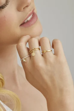 Ring 925 Silber Anhänger Münze vergoldet Sonne Zirkonia 41184880853086