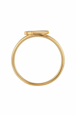 Ring 925 Sterling Silber gelb vergoldet Sternschnuppe 41184576602206