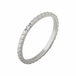 Ring 925/- Sterling Silber rhodiniert Herzen Zirkonia Stacking 41184729694302