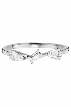 Ring 925/- Sterling Silber rhodiniert mit Weißtopas 41179028914270