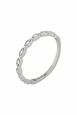 Ring 925/- Sterling Silber rhodiniert Zirkonia Stacking 41184733331550