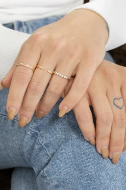 Ring 925/- Sterling Silber rhodiniert Hexagon Stacking 41184742375518