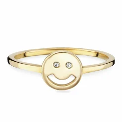 Ring 925 Sterling Silber vergoldet Smile 41184117194846