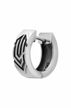 Single Creole 925 Silber matt oxidiert 41185220001886