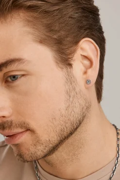 Single Ohrstecker 925 Silber oxidiert 41185109770334