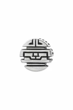 Single Ohrstecker Silber 925 rhodiniert oxidiert 41183803736158