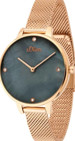 S.Oliver Damen Armbanduhr SO-3657-MQ