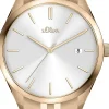 S.Oliver Uhr Damen Armbanduhr 36mm Edelstahlarmband Rosegold SO-3944-MQ