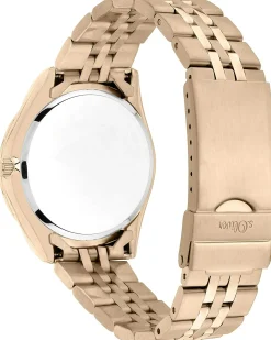 S.Oliver Uhr Damen Armbanduhr 36mm Edelstahlarmband Rosegold SO-3944-MQ