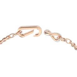 Swarovski Halskette Dextera Pavé Weiß, 18k Rosévergoldung 5656624