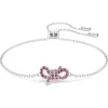 SWAROVSKI Armband Damen Lifelong Bow Schleife Pink Rhodiniert 5723553
