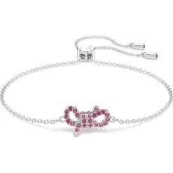 SWAROVSKI Armband Damen Lifelong Bow Schleife Pink Rhodiniert 5723553