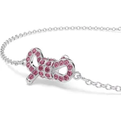 SWAROVSKI Armband Damen Lifelong Bow Schleife Pink Rhodiniert 5723553