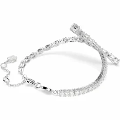 Swarovski Armband Damen Matrix Mixed Cuts Weiß/Rhodium 5693154