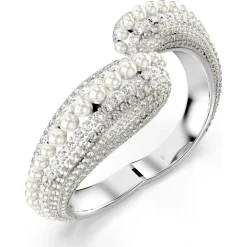 SWAROVSKI Armband Damen Sublima Armreif Kristallperle Weiß Rhodiniert 5700925
