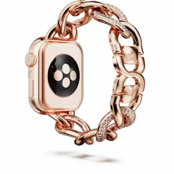 Swarovski Armband kompatibel mit Apple Watch 40 / 41 mm Roségold mit Kristallbesatz 5725785
