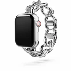 Swarovski Armband kompatibel mit Apple Watch® 40–41 mm Silber mit Kristalldetails – 5678671