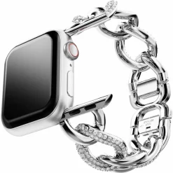 Swarovski Armband kompatibel mit Apple Watch® 40–41 mm Silber mit Kristalldetails – 5678671