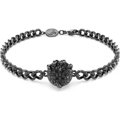 SWAROVSKI Armband Unisex Dragon & Phoenix „Dragon’s Claw“ Ruthenium‑Plated Schwarz 5675844