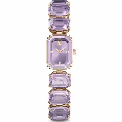 Swarovski Armbanduhr Damen Millenia Octagon mauve champagnergold 5722364