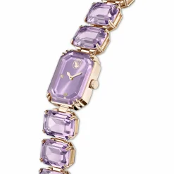 Swarovski Armbanduhr Damen Millenia Octagon mauve champagnergold 5722364