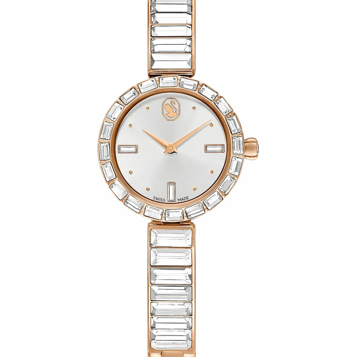 Swarovski Armbanduhr Damen Matrix bangle White roségold 5677484