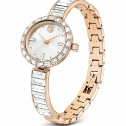 Swarovski Armbanduhr Damen Matrix bangle White roségold 5677484
