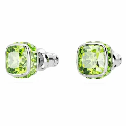 Swarovski Birthstone Ohrstecker August Grün-Kristall Rhodium 5661958