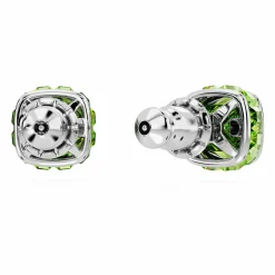 Swarovski Birthstone Ohrstecker August Grün-Kristall Rhodium 5661958