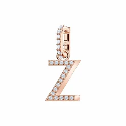 SWAROVSKI Charm für Damen, Alphabet Z Kristall Roségold 5437627
