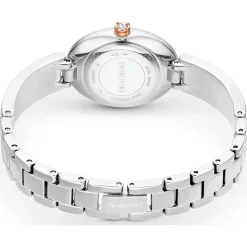 Swarovski Crystal Rock Oval Armbanduhr Damen Silber 5656878