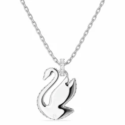 SWAROVSKI Damen Anhänger Schwan Blau Rhodiniert SWAN 5660594