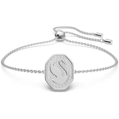 Swarovski Damen Armband Signum Schwan, Weiß, Silber 5621099