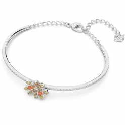 Swarovski Damen Armreif Eternal Flower Blume, Mehrfarbig, Metallmix 5642890
